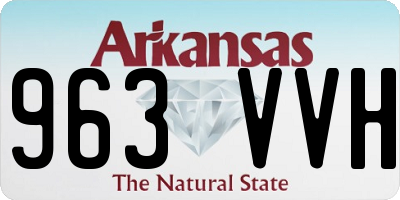 AR license plate 963VVH