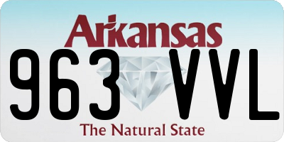 AR license plate 963VVL