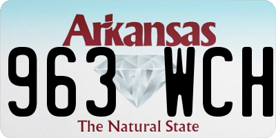 AR license plate 963WCH
