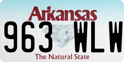 AR license plate 963WLW