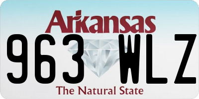 AR license plate 963WLZ