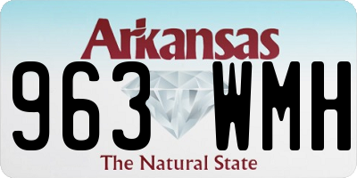 AR license plate 963WMH