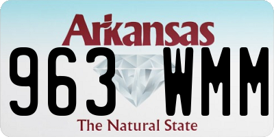 AR license plate 963WMM