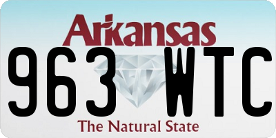 AR license plate 963WTC