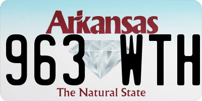 AR license plate 963WTH
