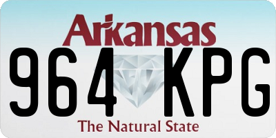 AR license plate 964KPG