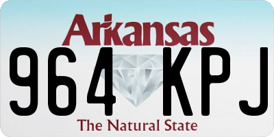 AR license plate 964KPJ