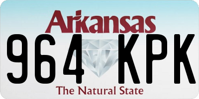 AR license plate 964KPK