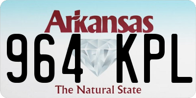 AR license plate 964KPL