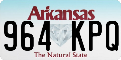 AR license plate 964KPQ