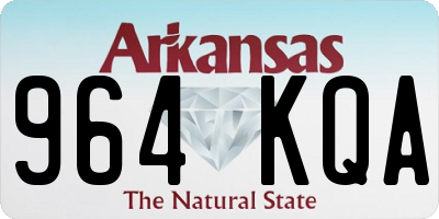 AR license plate 964KQA