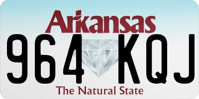 AR license plate 964KQJ