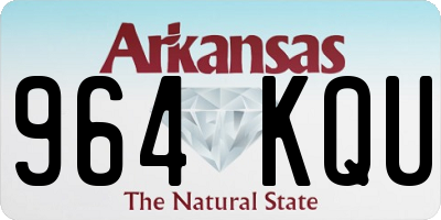 AR license plate 964KQU