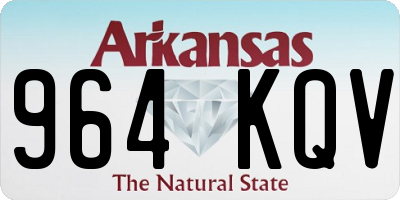 AR license plate 964KQV