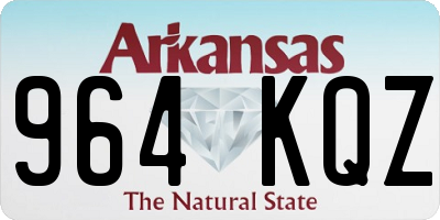 AR license plate 964KQZ