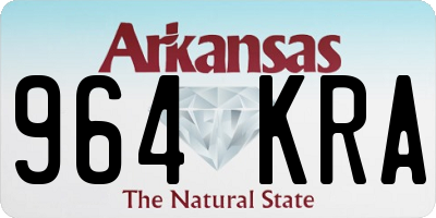 AR license plate 964KRA
