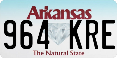 AR license plate 964KRE