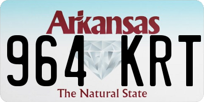 AR license plate 964KRT