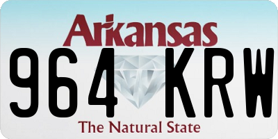 AR license plate 964KRW