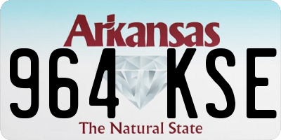 AR license plate 964KSE