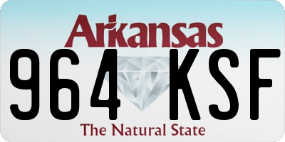 AR license plate 964KSF