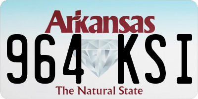 AR license plate 964KSI
