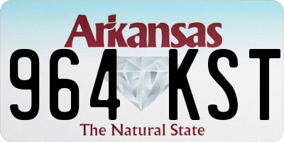 AR license plate 964KST