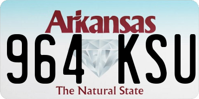 AR license plate 964KSU