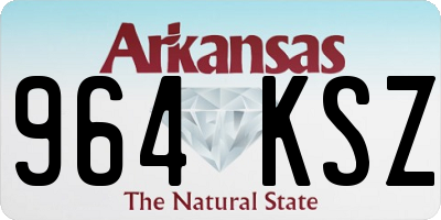 AR license plate 964KSZ
