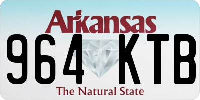 AR license plate 964KTB