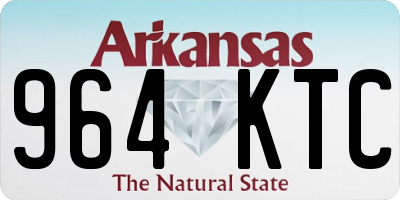 AR license plate 964KTC
