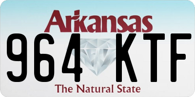 AR license plate 964KTF