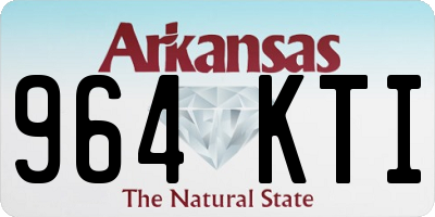 AR license plate 964KTI