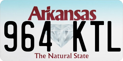 AR license plate 964KTL
