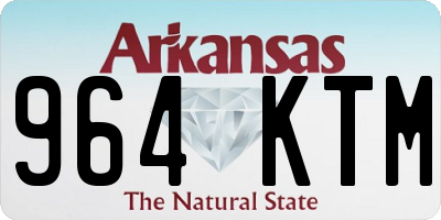 AR license plate 964KTM