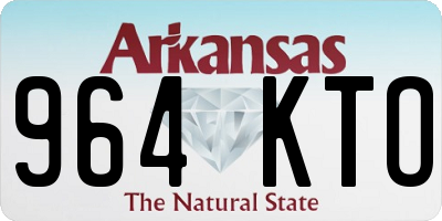 AR license plate 964KTO