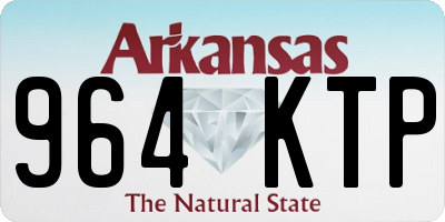 AR license plate 964KTP