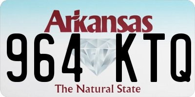 AR license plate 964KTQ
