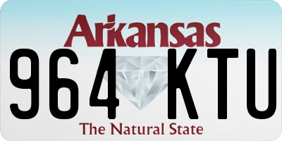 AR license plate 964KTU