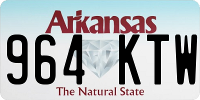 AR license plate 964KTW