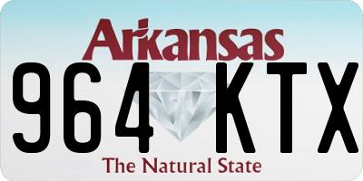 AR license plate 964KTX