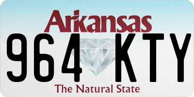 AR license plate 964KTY