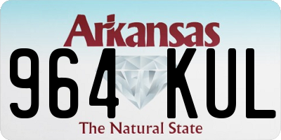 AR license plate 964KUL