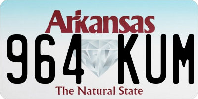 AR license plate 964KUM