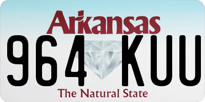 AR license plate 964KUU