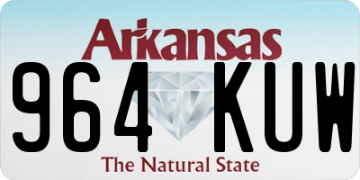 AR license plate 964KUW