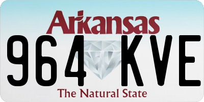 AR license plate 964KVE