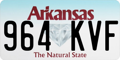 AR license plate 964KVF