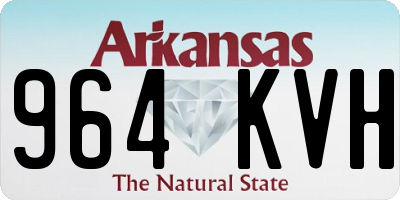 AR license plate 964KVH