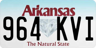 AR license plate 964KVI